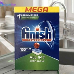 Viên rửa chén All in 1 Finish - 6 chức năng 100 viên