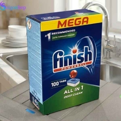 Viên rửa chén All in 1 Finish - 6 chức năng 100 viên