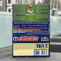 Viên rửa chén All in 1 Finish - 6 chức năng 100 viên