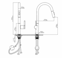Vòi rửa bát Kluger KLF0003C