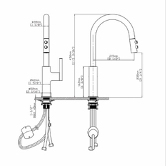 Vòi rửa bát Kluger KLF0005C