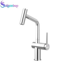 Vòi rửa bát Konox dây rút Volta Chrome