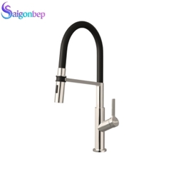 Vòi rửa bát Konox thân mềm Tema Nickel
