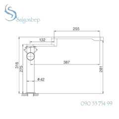 Vòi rửa chén Malloca K060-S