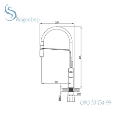 Vòi rửa chén Malloca K081C