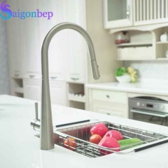 Vòi rửa chén rút dây Konox KN1901N