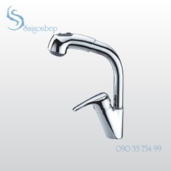 Vòi rửa chén rút dây Malloca K140