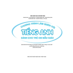 Chương trình làm quen với tiếng Anh dành cho trẻ em mẫu giáo