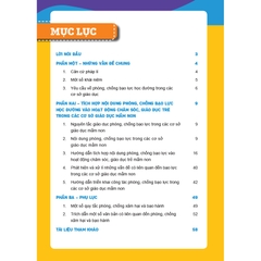 Hướng dẫn tích hợp nội dung phòng, chống bạo lực học đường vào chương trình chăm sóc, giáo dục trẻ trong các cơ sở giáo dục mầm non (Dành cho cán bộ quản lí và giáo viên mầm non)