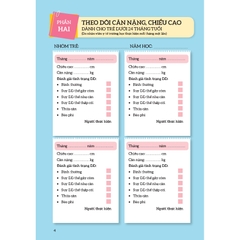 Sổ theo dõi sức khoẻ trẻ nhà trẻ (dành cho trẻ từ 3 tháng tuổi đến 36 tháng tuổi) (Dùng trong các cơ sở giáo dục mầm non)
