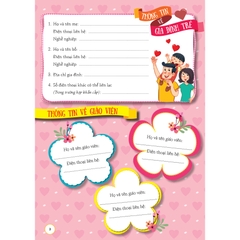 Sổ liên lạc (Trao đổi thông tin giữa cơ sở giáo dục mầm non với gia đình)