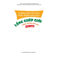 Hướng dẫn tổ chức hoạt động giáo dục lồng ghép giới trong trường mầm non (trẻ 3 – 4 tuổi)