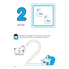 Bé chuẩn bị vào lớp 1 - Cùng bé nhận biết và tập tô chữ số