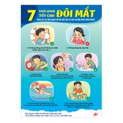 Bộ tranh tuyên truyền về chăm sóc mắt và phòng chống suy giảm thị lực cho trẻ mầm non
