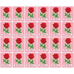 Phiếu bé ngoan - Bông Hồng - có đề can (24 phiếu/Tờ)