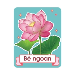 Phiếu bé ngoan - Bông Sen (30 phiếu/Tờ)