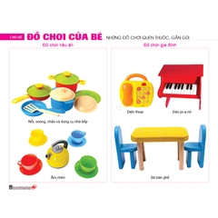 Bộ tranh theo chủ đề (Dành cho trẻ 24 - 36 tháng)