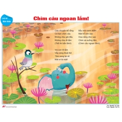 Bộ tranh minh hoạ thơ dành cho trẻ mẫu giáo 3 - 4 tuổi