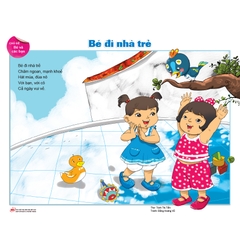 Bộ tranh minh hoạ thơ dành cho trẻ nhà trẻ