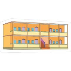 Bộ tranh tường trang trí sáng tạo theo chủ đề - Chủ đề Bé làm quen với Trường tiểu học