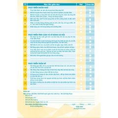 Phiếu đánh giá trẻ cuối độ tuổi (Trẻ 5 - 6 tuổi)