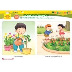 Bộ tranh giúp trẻ mẫu giáo khám phá các chủ đề nhánh - Chủ đề Bé với thế giới thực vật