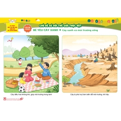 Bộ tranh giúp trẻ mẫu giáo khám phá các chủ đề nhánh - Chủ đề Bé với thế giới thực vật