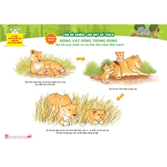 Bộ tranh giúp trẻ mẫu giáo khám phá các chủ đề nhánh - Chủ đề Những con vật bé thích