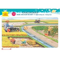 Bộ tranh giúp trẻ mẫu giáo khám phá các chủ đề nhánh - Chủ đề Những nghề bé biết