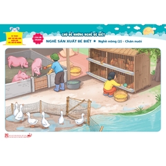 Bộ tranh giúp trẻ mẫu giáo khám phá các chủ đề nhánh - Chủ đề Những nghề bé biết