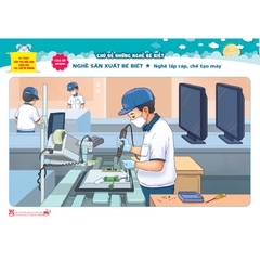 Bộ tranh giúp trẻ mẫu giáo khám phá các chủ đề nhánh - Chủ đề Những nghề bé biết