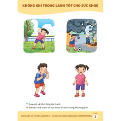 Bộ tranh cô hướng dẫn trẻ 4 - 5 tuổi các hoạt động bảo vệ môi trường