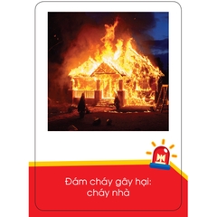 Lô tô giúp trẻ mẫu giáo nhận biết hoả hoạn và hành động đúng khi xảy ra hoả hoạn