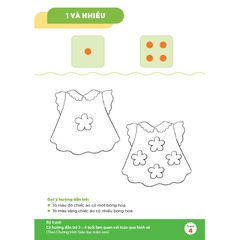 Bộ tranh cô hướng dẫn trẻ 3 – 4 tuổi làm quen với toán qua hình vẽ (Theo Chương trình Giáo dục mầm non)