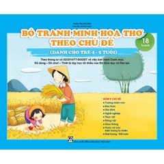 Bộ tranh minh hoạ thơ theo chủ đề (dành cho trẻ 4 - 5 tuổi)