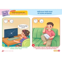 Bộ tranh hướng dẫn trẻ mẫu giáo sử dụng Internet an toàn