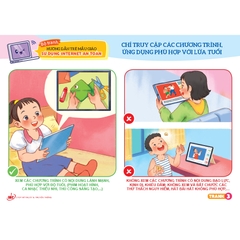 Bộ tranh hướng dẫn trẻ mẫu giáo sử dụng Internet an toàn