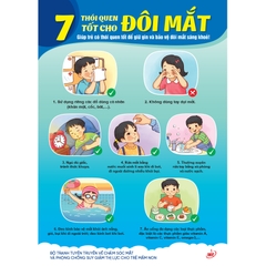 Bộ tranh tuyên truyền về chăm sóc mắt và phòng chống suy giảm thị lực cho trẻ mầm non