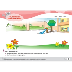 Bộ tranh cô hướng dẫn trẻ 4 – 5 tuổi hoạt động tạo hình (Theo chương trình giáo dục mầm non)