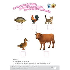 Tranh cô hướng dẫn trẻ 3 - 4 tuổi khám phá khoa học (Theo định hướng Chương trình Giáo dục mầm non mới)