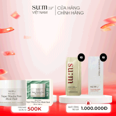 Mặt Nạ Trà Xanh Sum37 Micro Active Super Matcha Pore Mask Pack