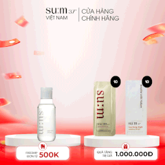 Nước Tẩy Trang Su:m37 Skin Saver Essential Pure Cleansing Water 100ml