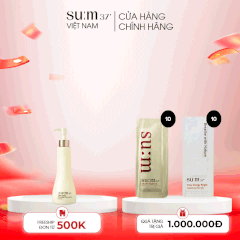 Sữa rửa mặt dạng gel Su:m37 Skin Saver Cleansing Foam