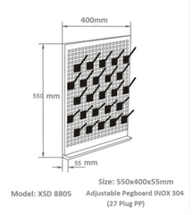 Giá phơi dụng cụ inox XSD8805