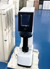 Máy đo độ cứng Brinell kỹ thuật số với tháp xoay 5 vị trí, ba đầu ấn và hai vật kính.
