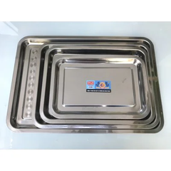 Khay inox sâu 2cm
