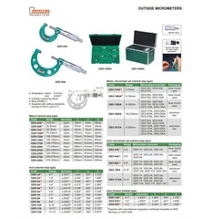 Panme đo ngoài cơ khí INSIZE 3203-25A (0-25mm/0.01mm)