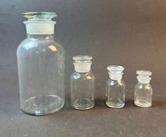 Chai thủy tinh trắng nút mài 30ml, 60ml, 125ml, 250ml, 500ml, 1000ml