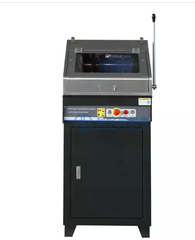 Máy cắt mẫu luyện kim thủ công có bàn tủ QGL-80C 100C