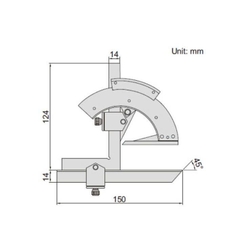Thước đo góc INSIZE 2374-320